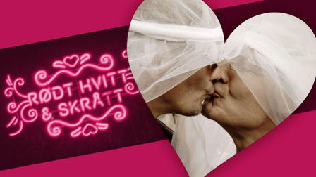Rødt, hvitt og skrått