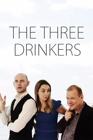 Los tres bebedores hacen whisky escocés