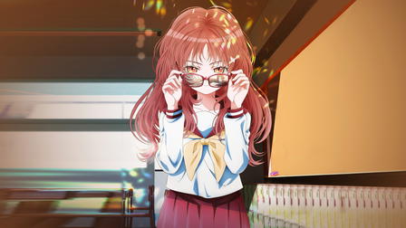 La chica que me gusta se ha olvidado sus gafas