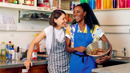 Emma Willis and AJ Odudu Get To Work